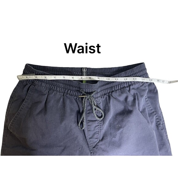 MENS SIZE Medium VOLCOM DARK GRAY CHARCOAL JOGGERS PANTS - Picture 6 of 12